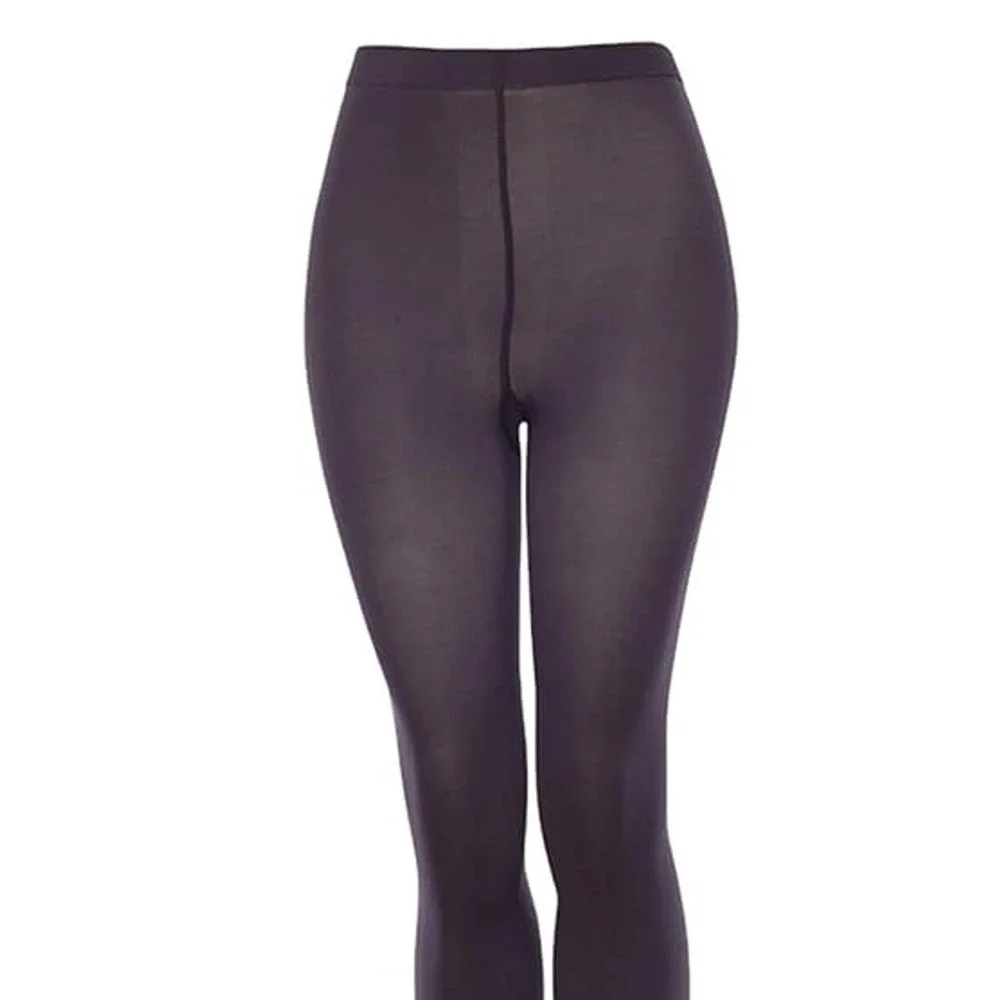 Purple Sueded Cotton Opaque Tights Ladies Sz SMALL Plum B.ella Erika Italian NWT